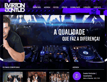 Tablet Screenshot of djeverton.com.br